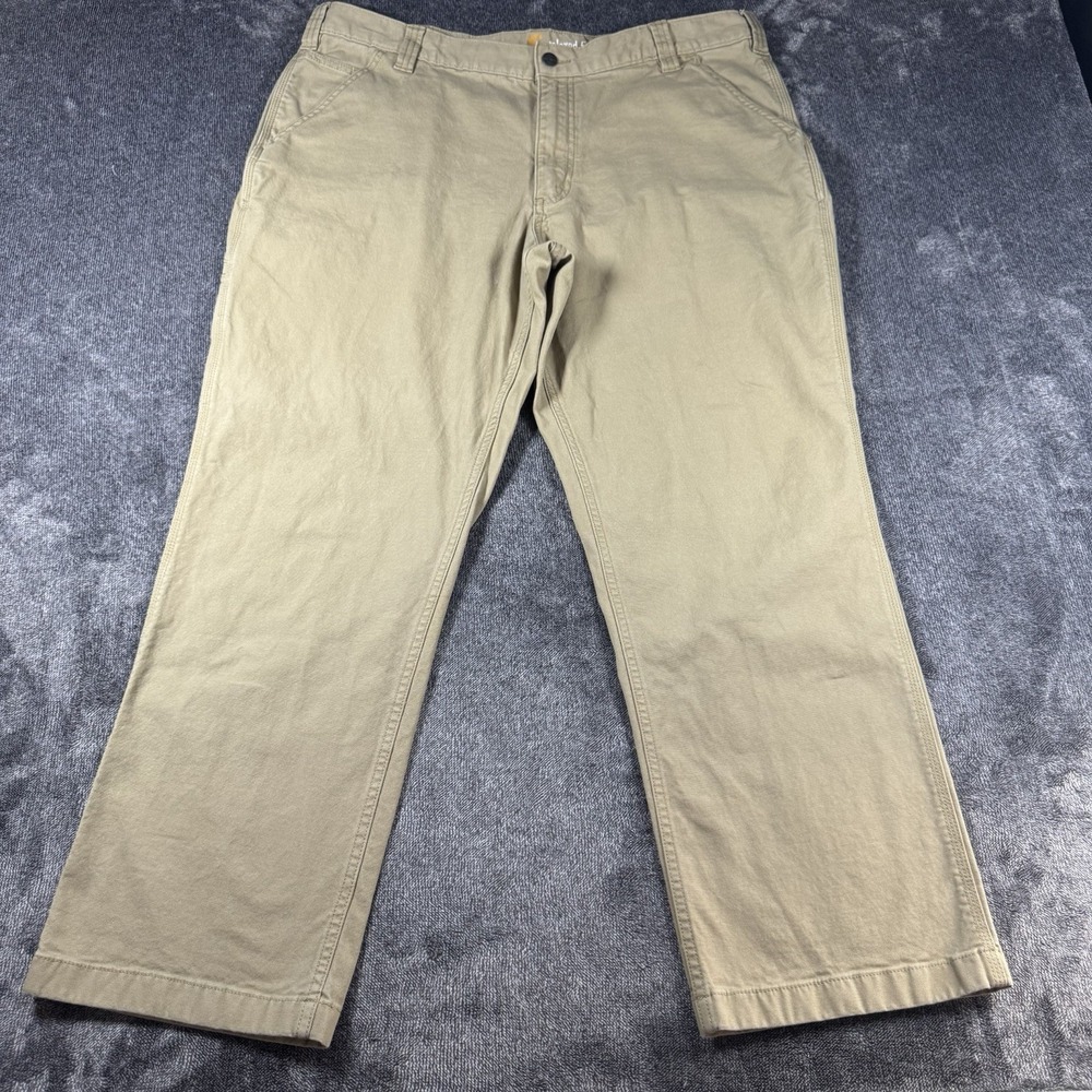 Men's Carhartt Relaxed Fit Work Pants Brown Size 40x30